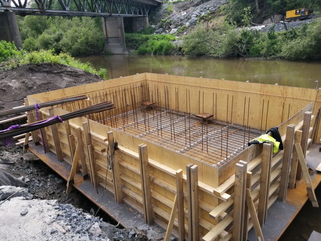 fundamenty nad rzeka zbrojenie global bud