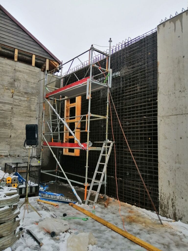 zbrojenie sciany betonowej rusztowanie global bud